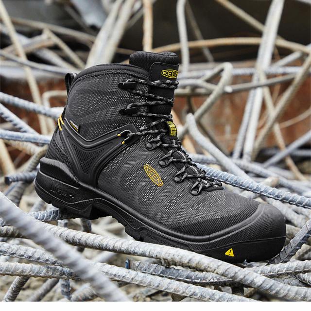 Keen Men's Dearborn 6 Inch Waterproof Work Boots with CarbonFiber Toe